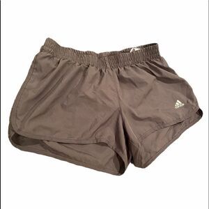 ADIDAS Grey Running Shorts Size Medium M 3”